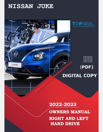 nissan juke hybrid 2022-2023 owners manual rhd and lhd